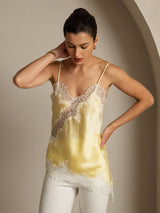 [Lysegul] SilkSilky-DK Spaghetti Strap V Neck Camisole Top 003