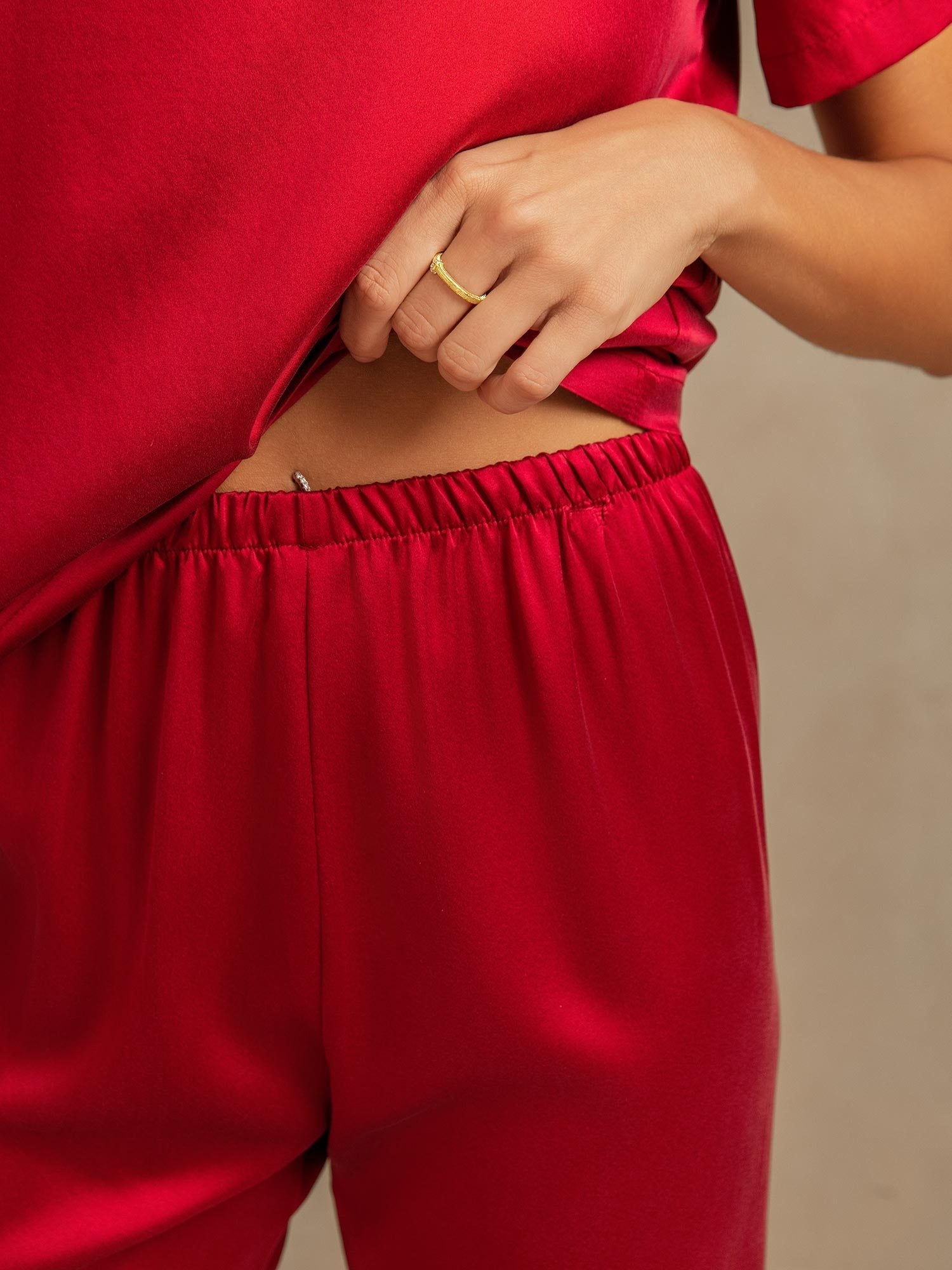 [Vin] SilkSilky-DK 19Momme Silke Womens Pajamas 005