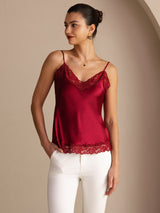 [Vin] SilkSilky-DK V Neck Camisole Top 001