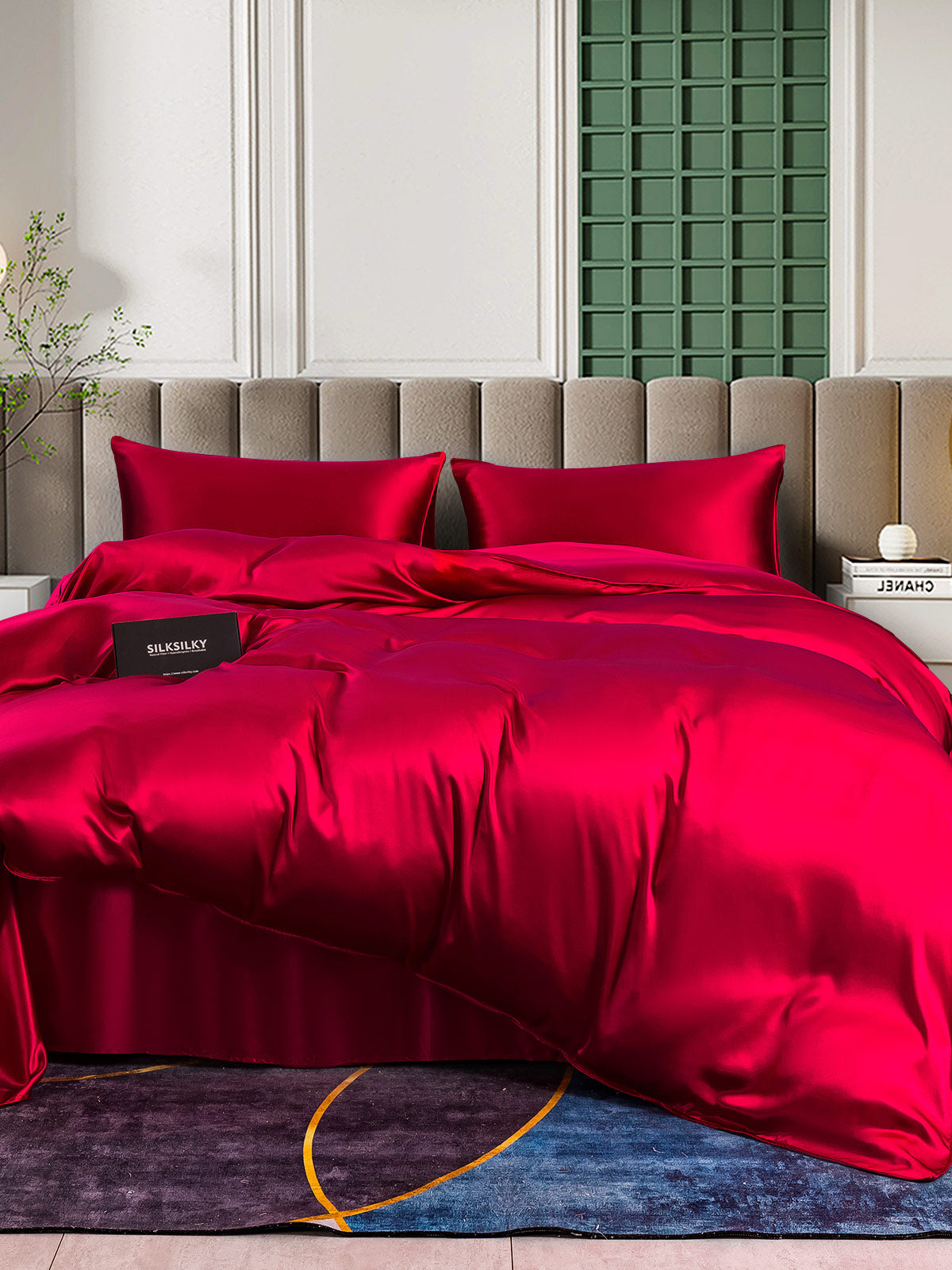 [Vin] SilkSilky-DK 25Momme Bedding Set 001