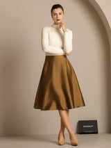[Bronze] SilkSilky-DK 32Momme Silke Skirt 006