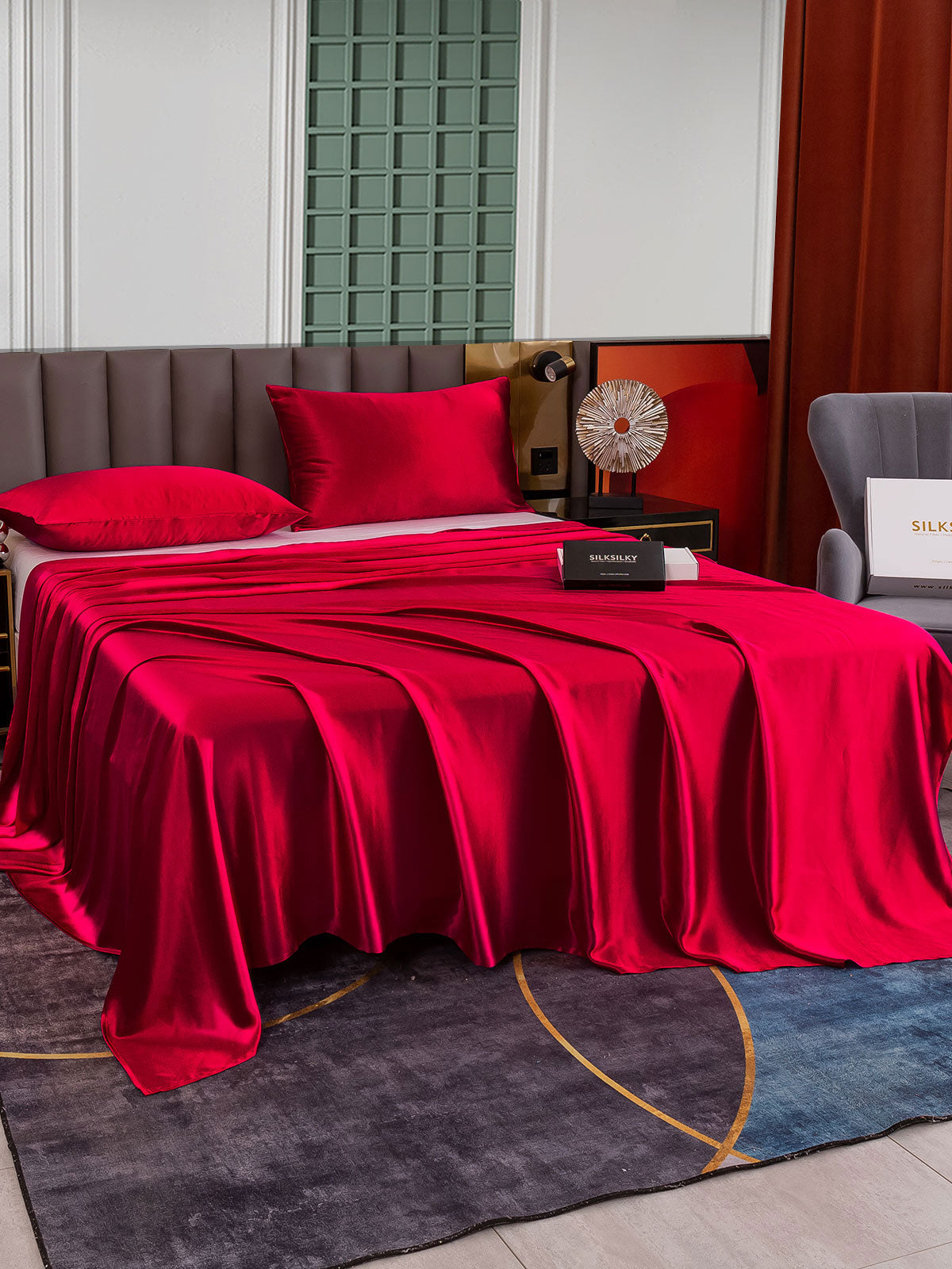 [Vin] SilkSilky-DK 25Momme Bedding Set 001
