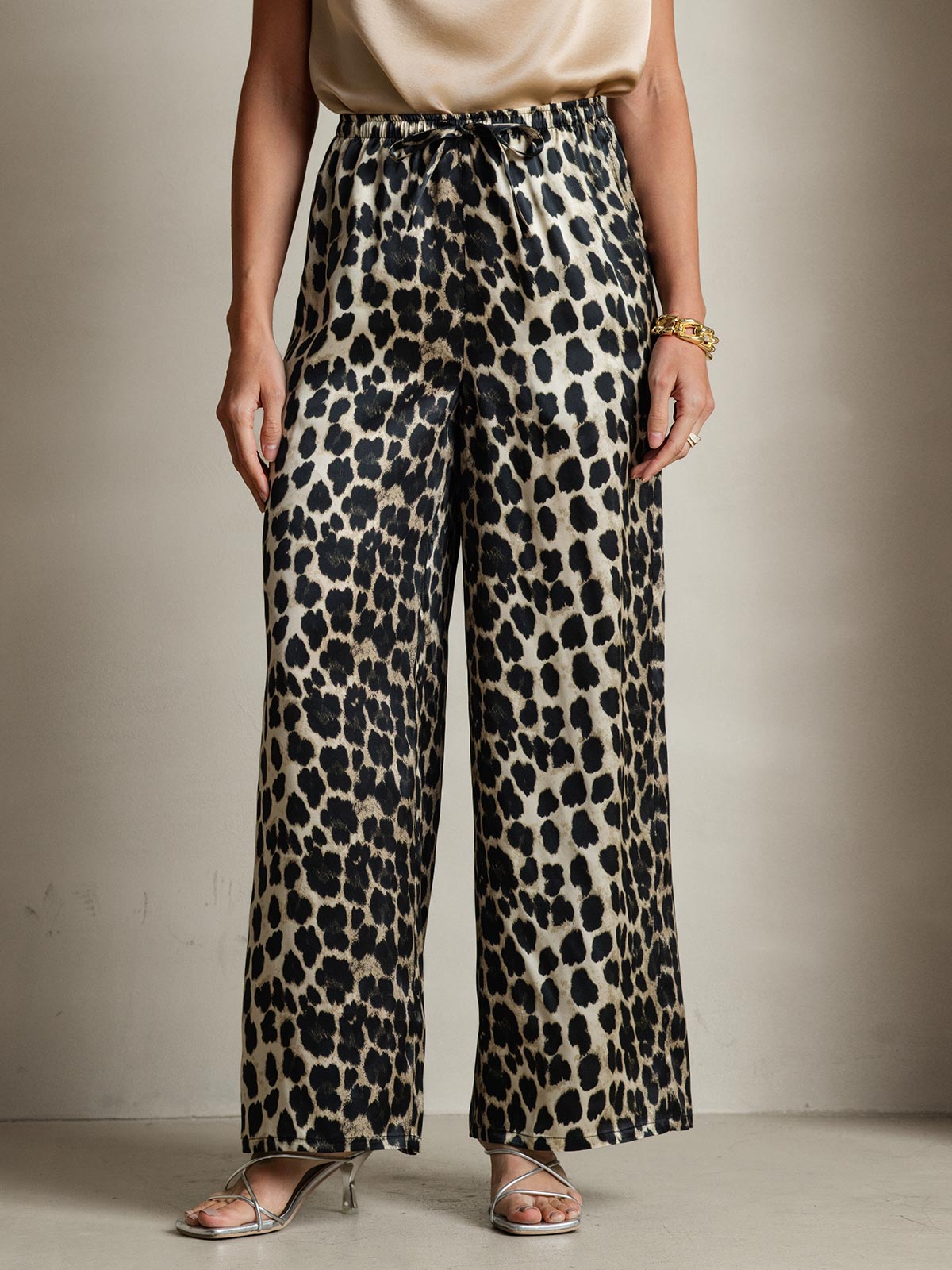 [Leopard] SilkSilky-DK Womens Pants 005