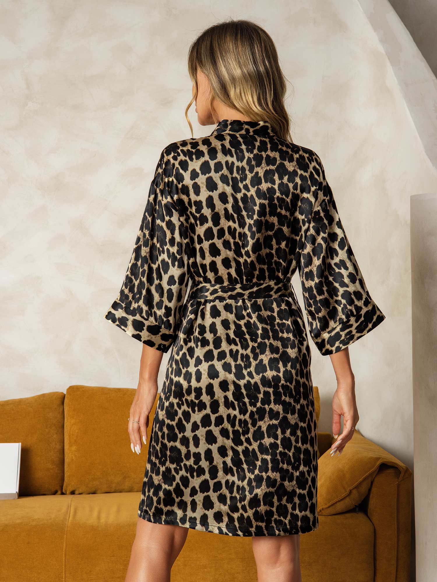 [Leopard] SilkSilky-DK Womens Robe 002