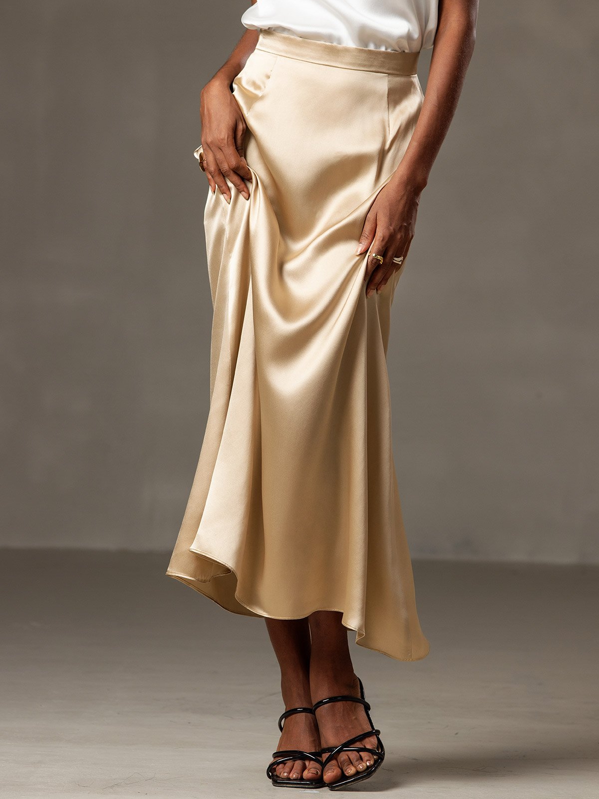 SilkSilky-DK-19Momme-Silke-Skirt-Champagne-002