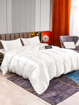 [Hvid] SilkSilky-DK 22Momme Bedding Set 002,
