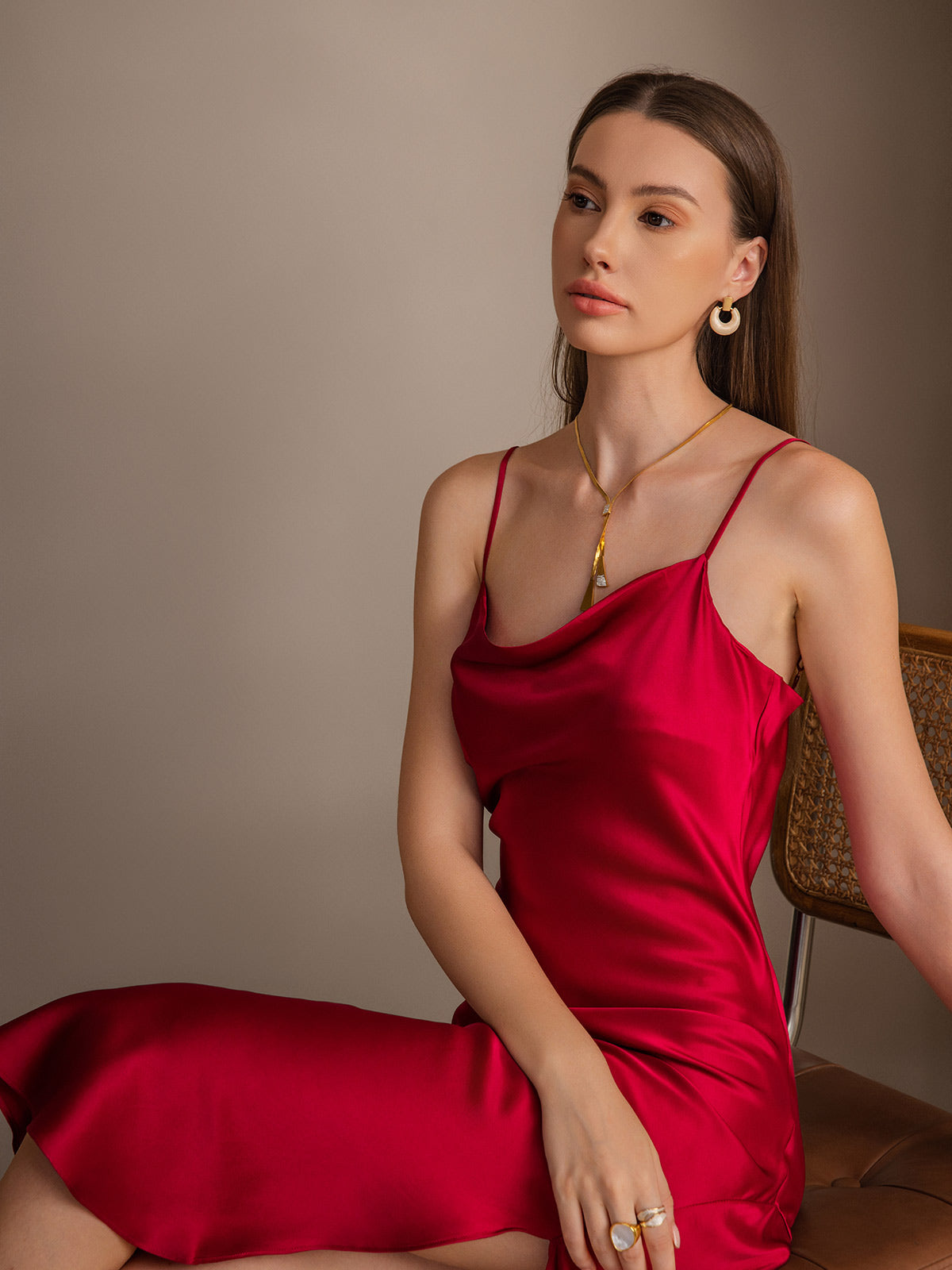 [Vin] SilkSilky-DK 19Momme Dress 003