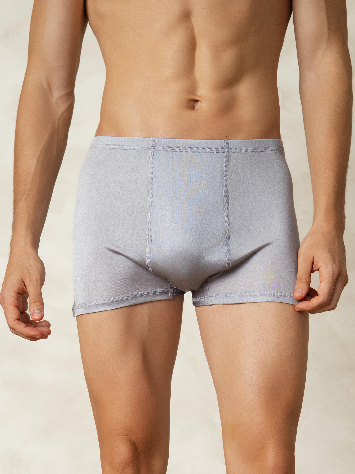 [Grå] SilkSilky-DK Mens Underwear 003