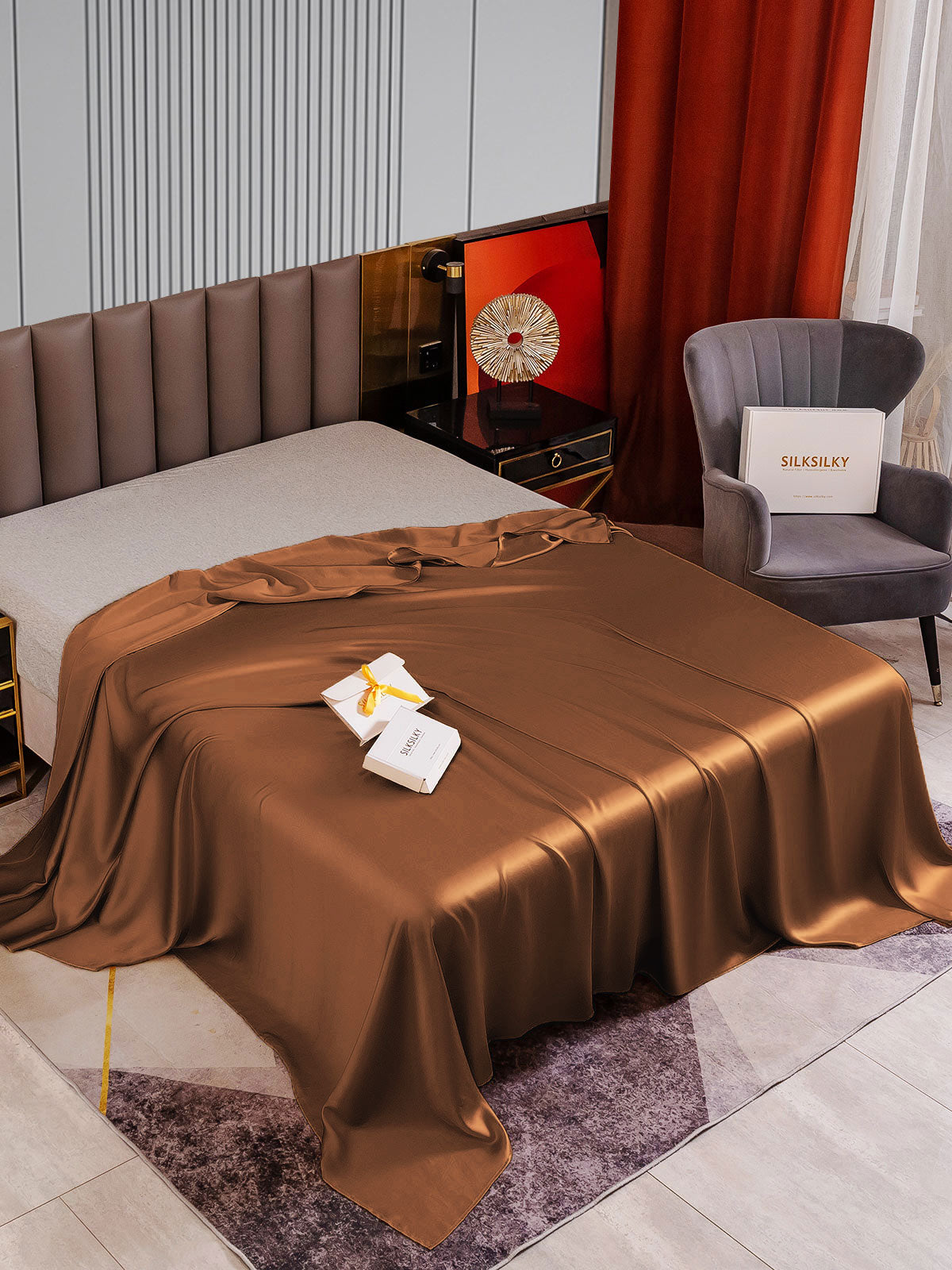[Kaffe] SilkSilky-DK 22Momme Sheet 002
