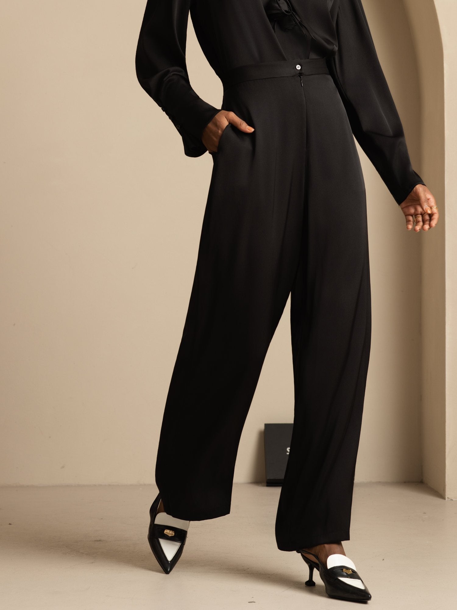 [Sort] SilkSilky-DK 19Momme Silke Womens Pants 004