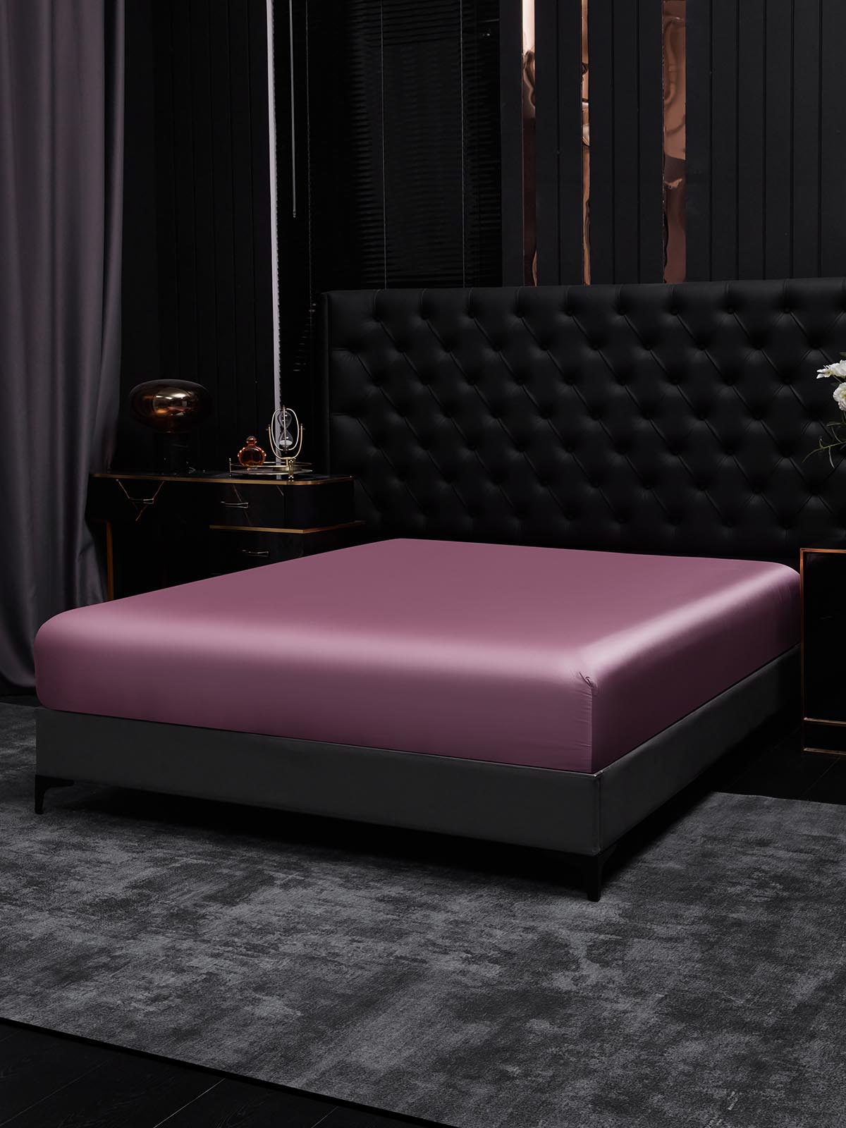 [Mauve Orkidé] SilkSilky-DK 22Momme Sheet 002