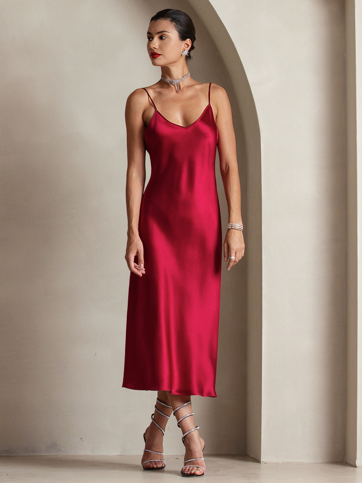 [Vin] SilkSilky-DK Dress 001