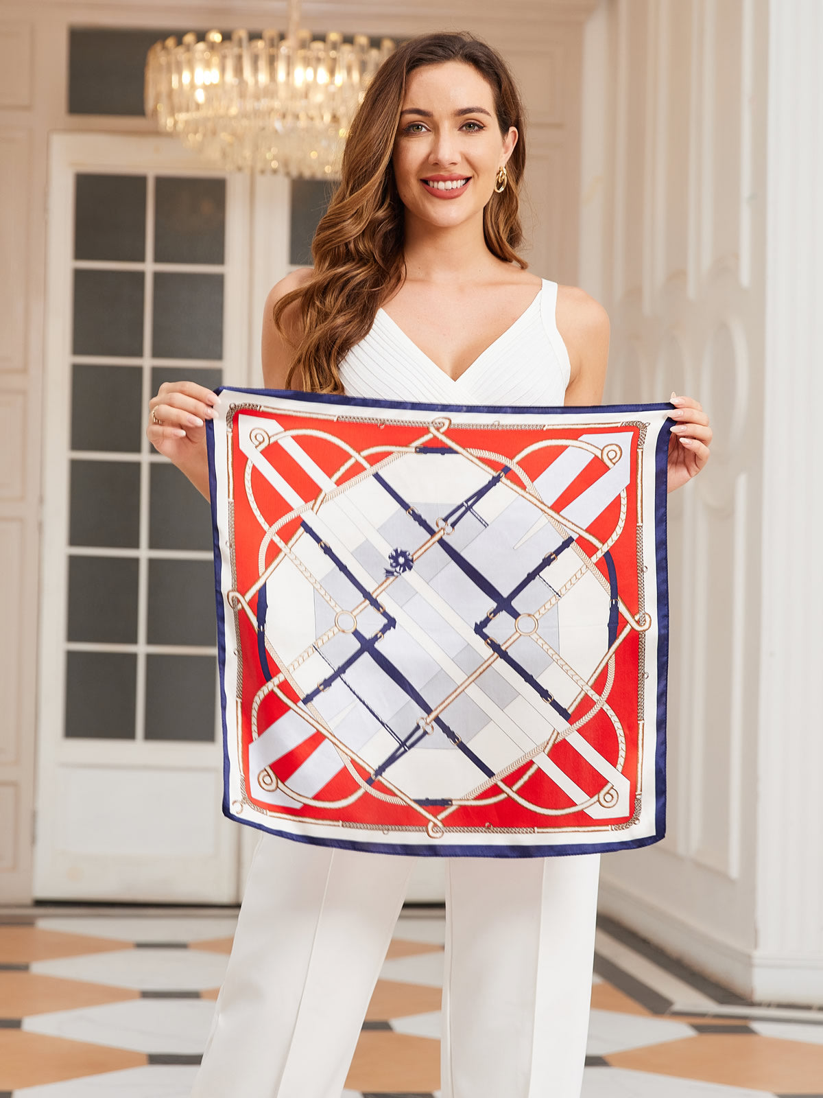 [P039] SilkSilky-DK Pure Silk Scarf 003