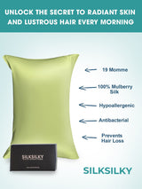 [Mintgrøn] SilkSilky-DK 19Momme Pillowcase 003