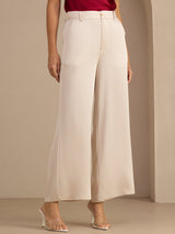 [Beige] SilkSilky-DK Womens Pants 003