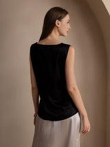 [Sort] SilkSilky-DK Sleeveless Round Neck Camisole Top 002