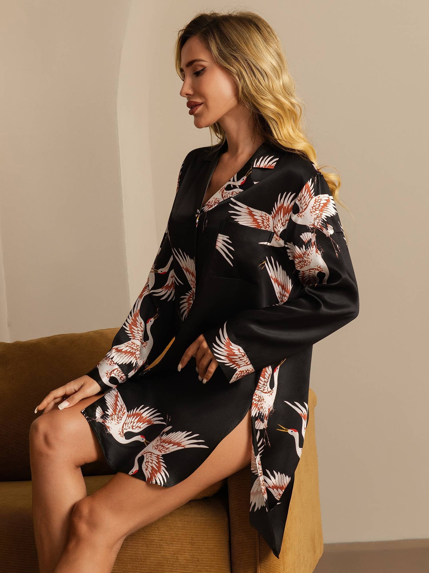 [Sort] SilkSilky-DK 19Momme Silke Nightshirt 007,