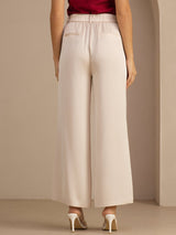 [Beige] SilkSilky-DK Womens Pants 002