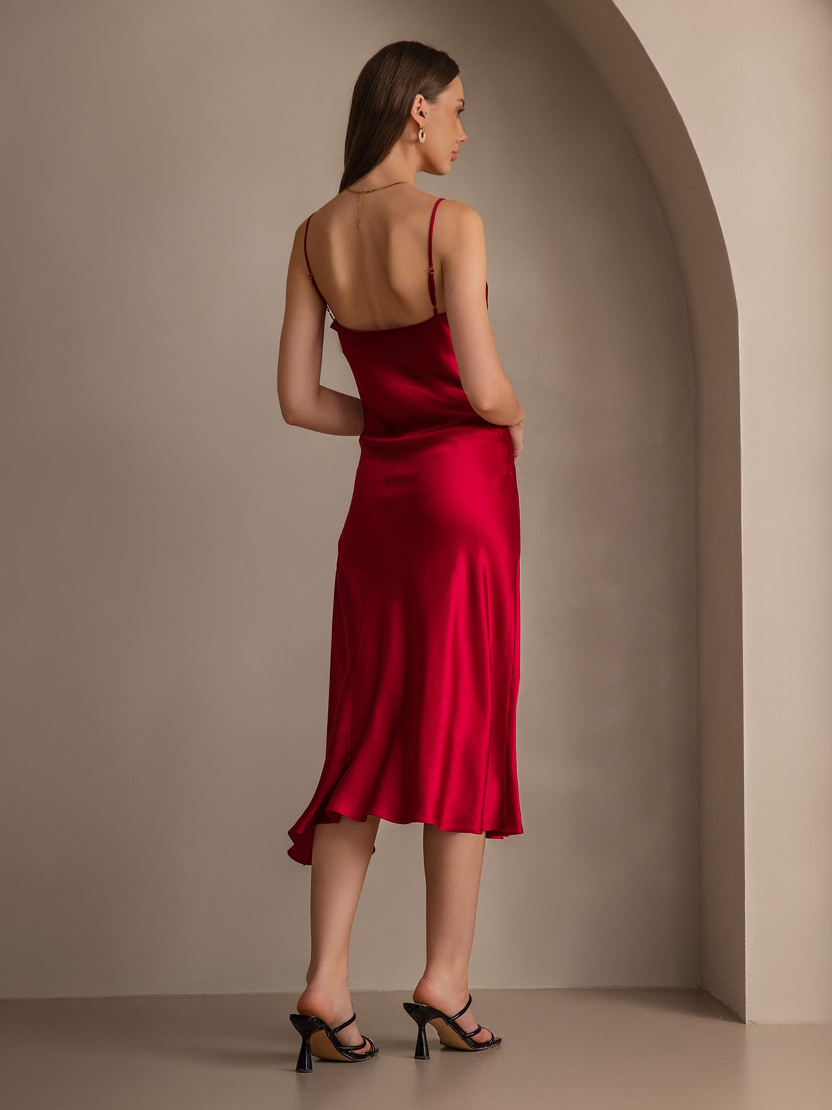 [Vin] SilkSilky-DK 19Momme Dress 002
