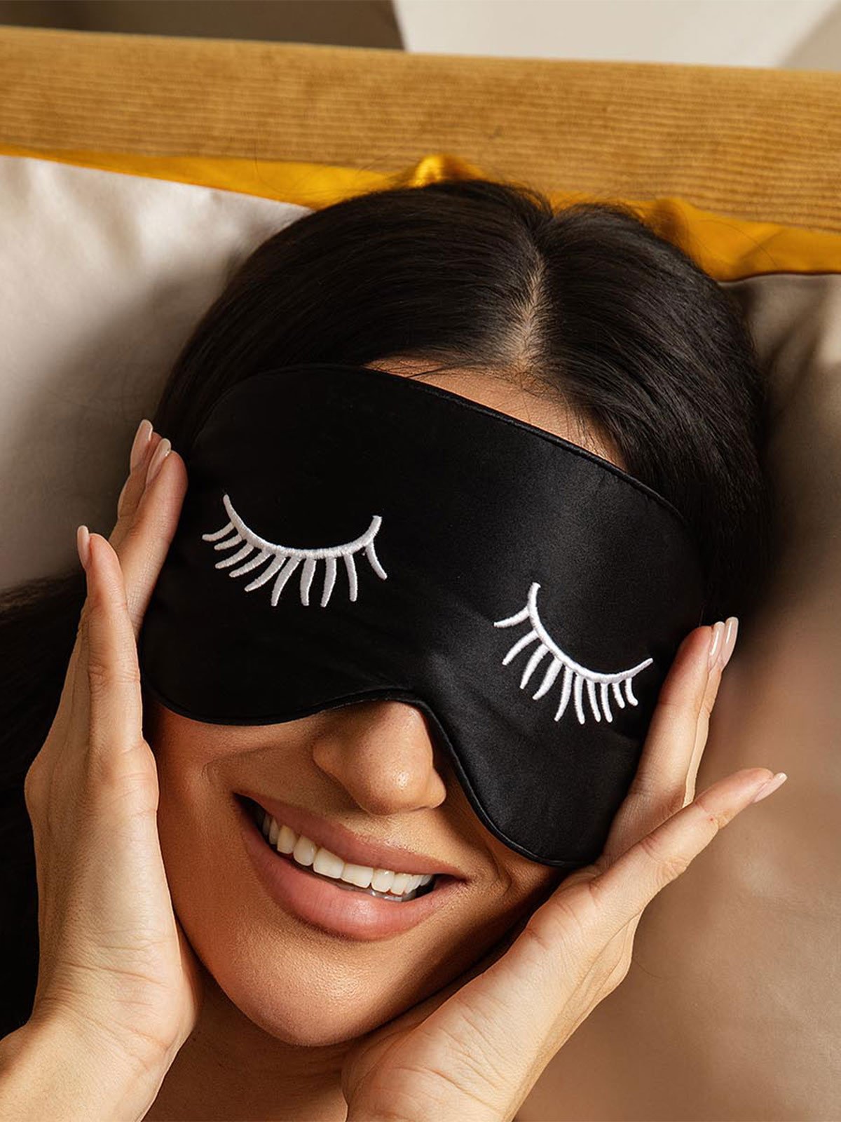 [HvideØjenvipper] SilkSilky-DK Silke Eye Mask 003