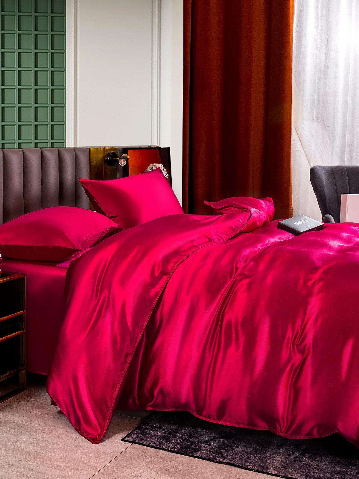 [Vin] SilkSilky-DK 25Momme Bedding Set 006