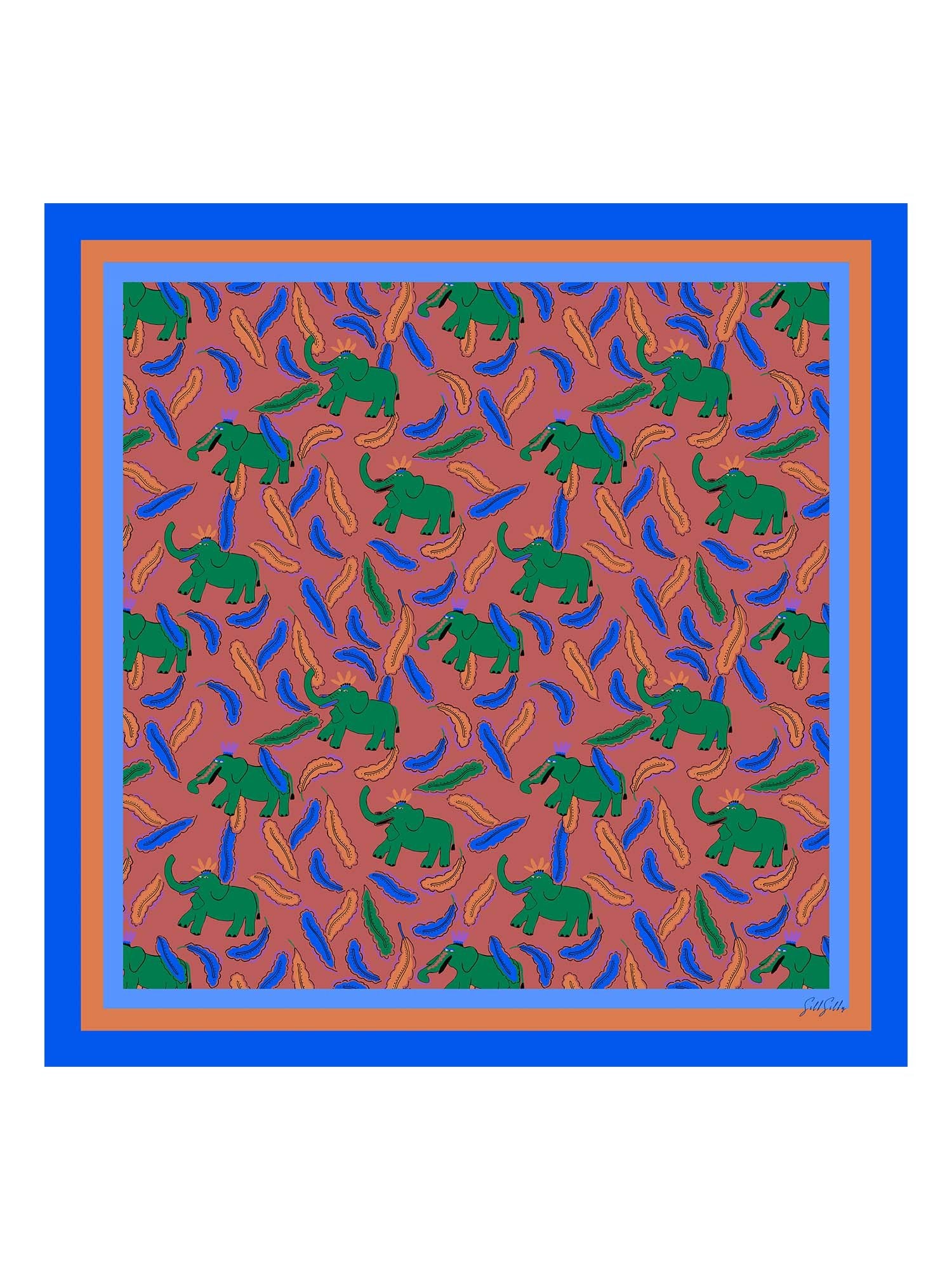 [Lerelefant] SilkSilky-DK Scarf 001