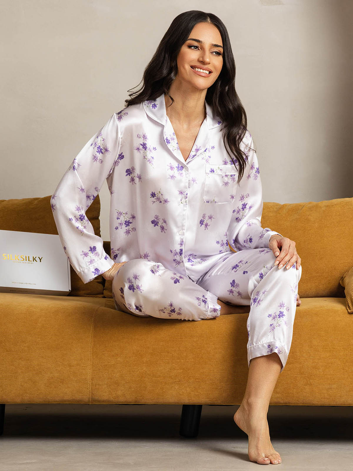 [Syrenblomst] SilkSilky-DK Womens Pajamas 001