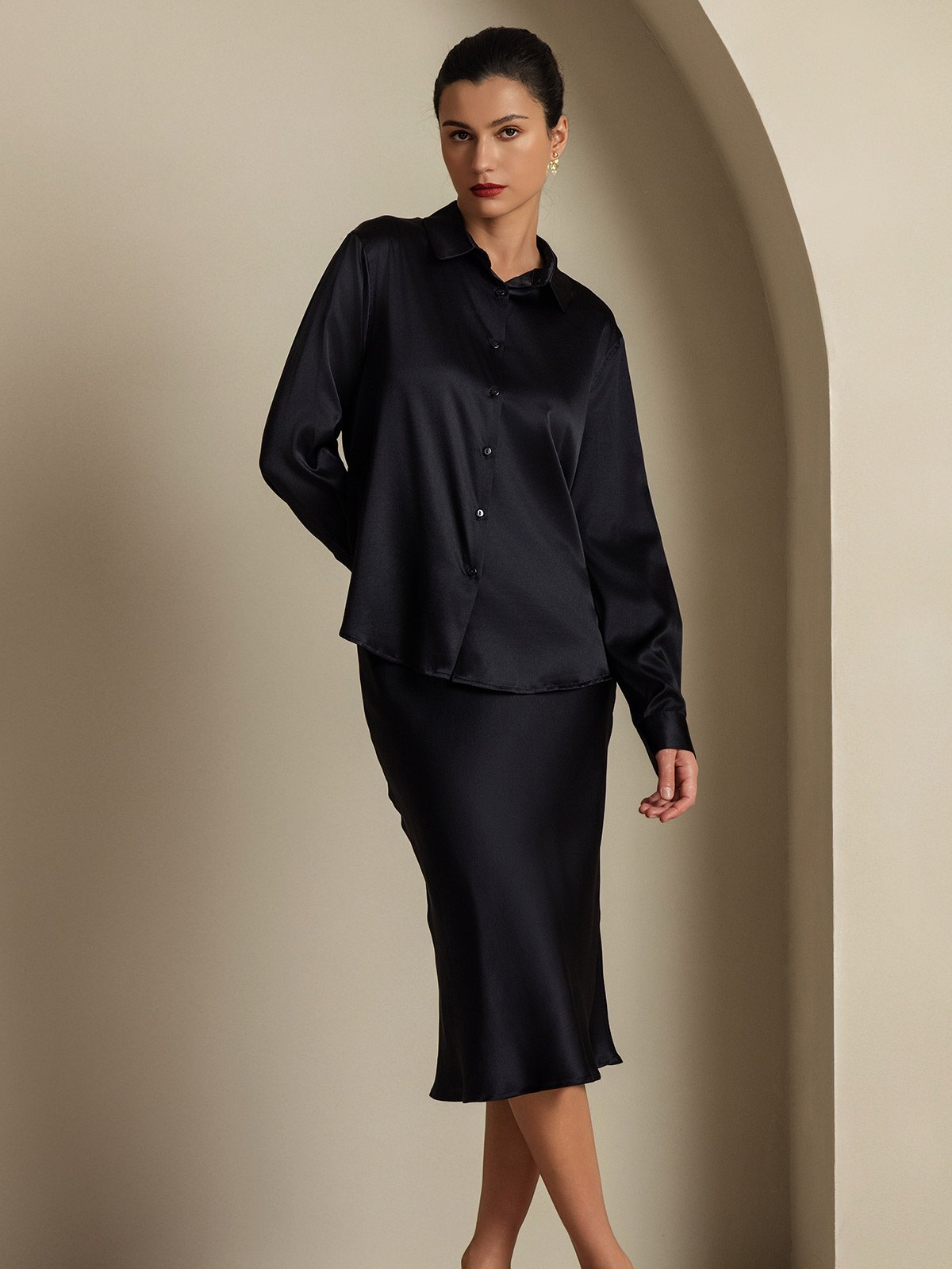 [Sort] SilkSilky-DK 19Momme Silke Womens Outfit Sets 005,