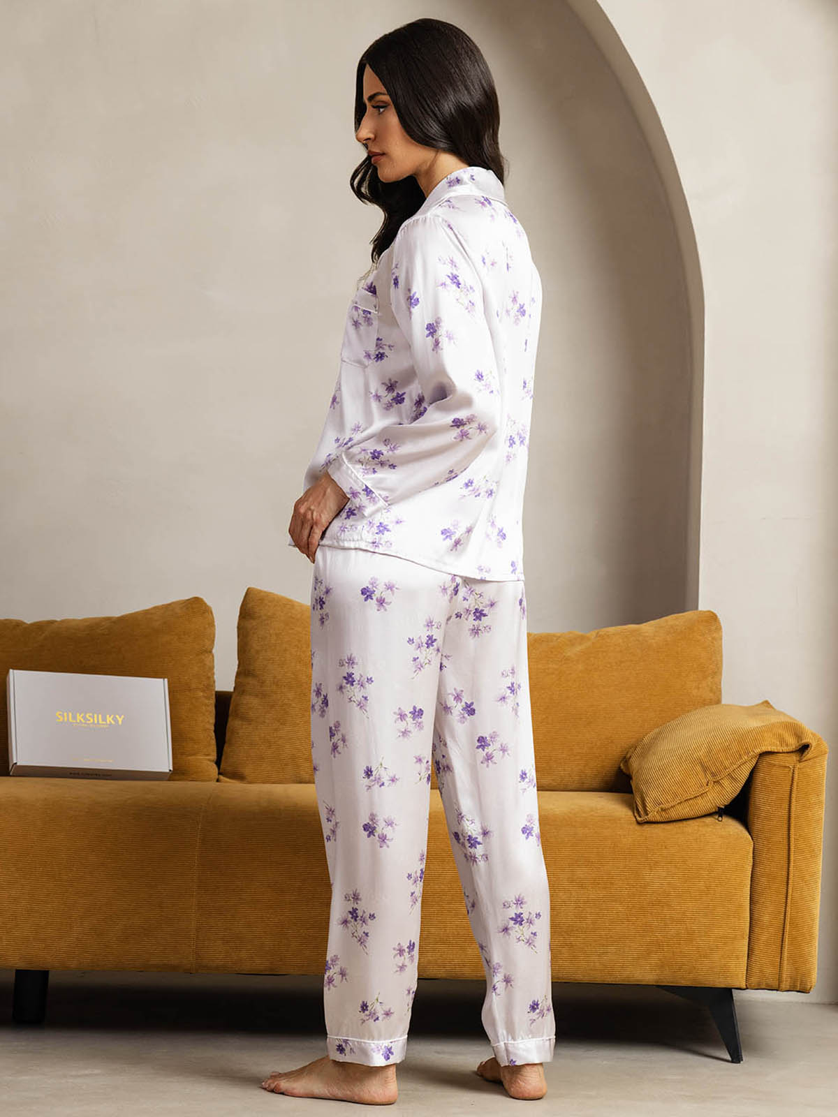 [Syrenblomst] SilkSilky-DK Womens Pajamas 002