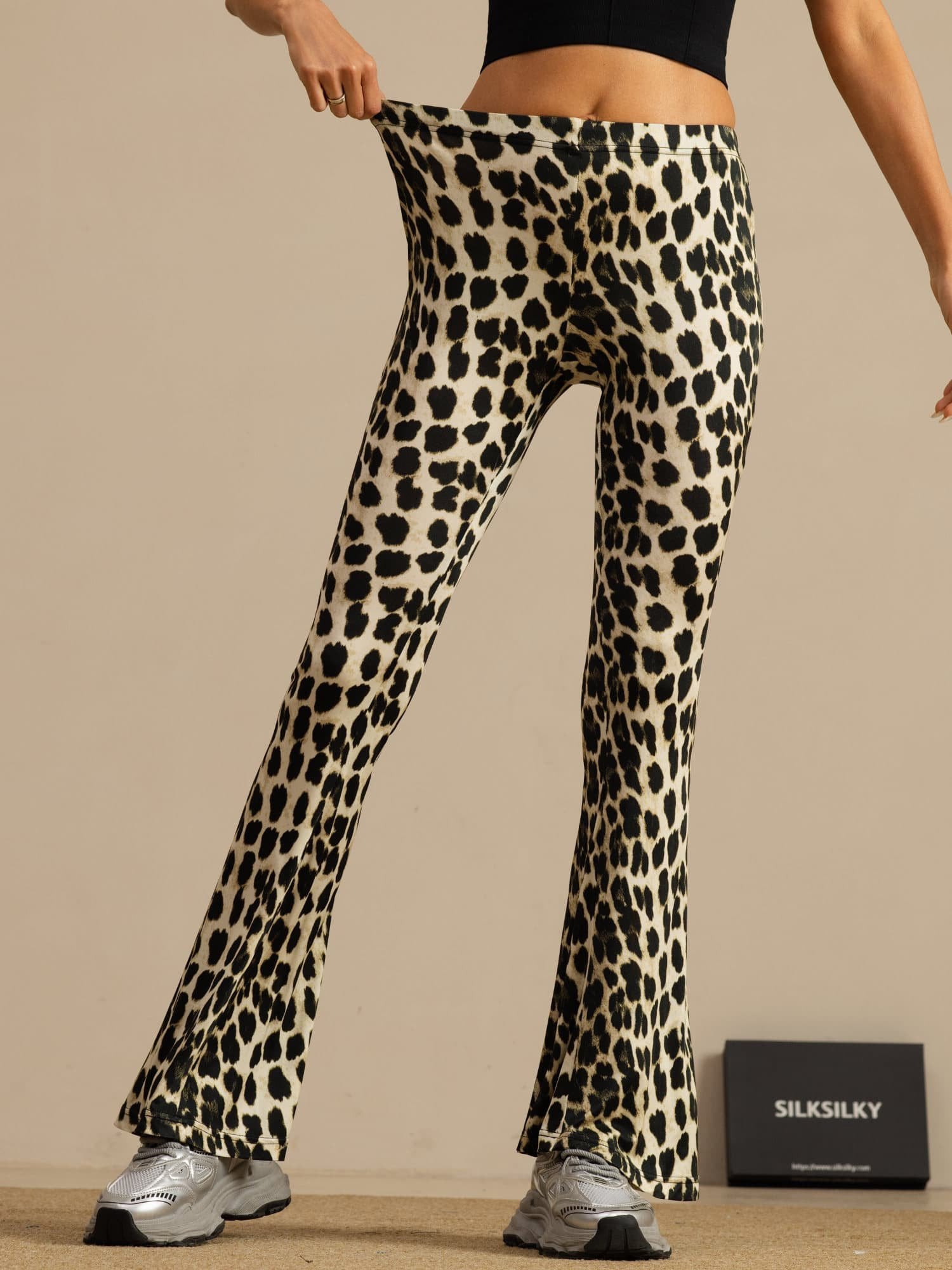 [Leopard] SilkSilky-DK Womens Pants 005