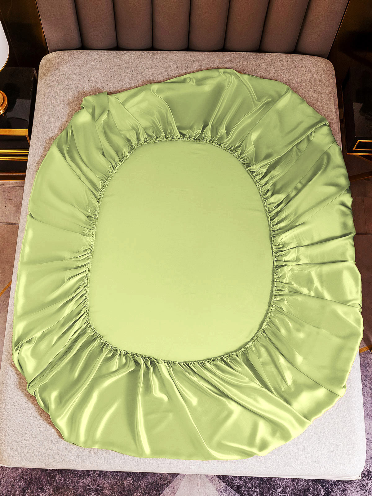 [Mintgrøn] SilkSilky-DK 19Momme Bedding Set 005