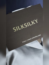 SilkSilky-DK Short Sleeve Lapel Collar Dame Pyjamas video 001