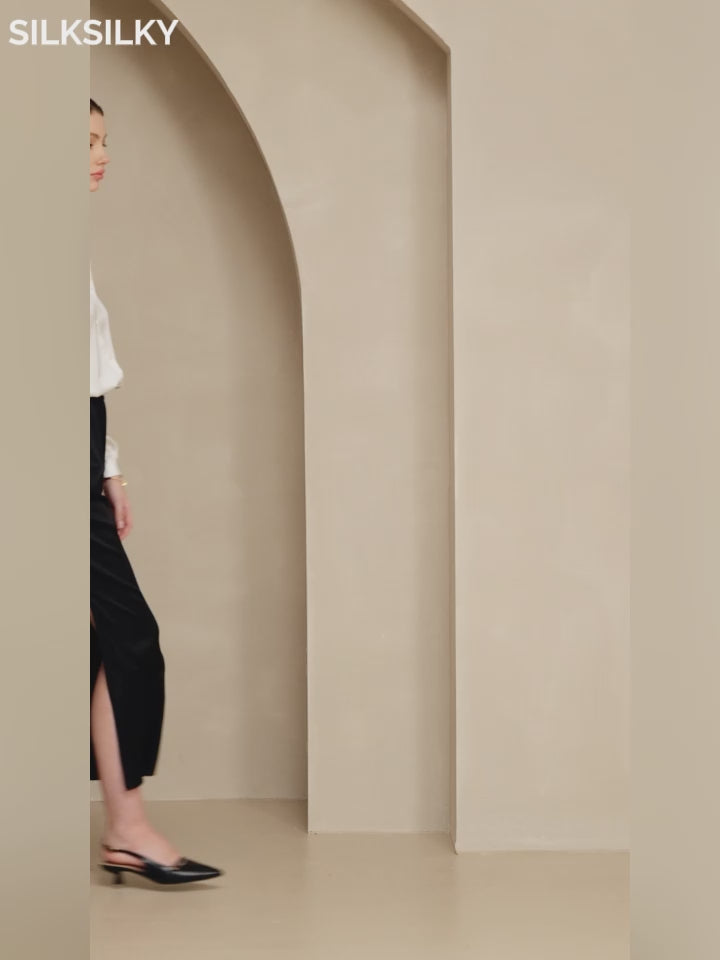 SilkSilky-DK 19Momme Silke Womens Pants-video-001