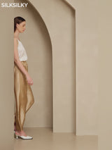 SilkSilky-DK 19Momme Silke Womens Pants video 001