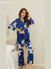 SilkSilky-DK 19Momme Revers Dame Pyjamas video 001