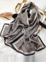 [P027] SilkSilky-DK Pure Silk Scarf 005