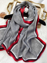 [P028] SilkSilky-DK Pure Silk Scarf 001