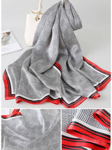 [P028] SilkSilky-DK Pure Silk Scarf 002