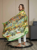 [P072] SilkSilky-DK Pure Silk Scarf 004