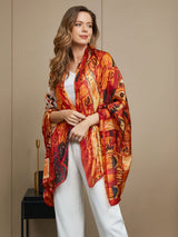 [P073] SilkSilky-DK Pure Silk Scarf 010