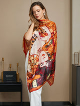 [P073] SilkSilky-DK Pure Silk Scarf 013
