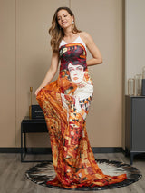 [P073] SilkSilky-DK Pure Silk Scarf 001