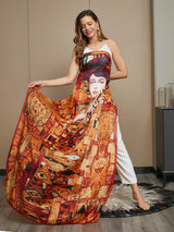 [P073] SilkSilky-DK Pure Silk Scarf 008
