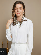[P042] SilkSilky-DK Pure Silk Scarf 003