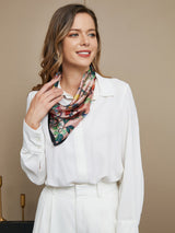 [P044] SilkSilky-DK Pure Silk Scarf 002
