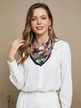[P044] SilkSilky-DK Pure Silk Scarf 004
