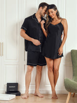 [Sort] SilkSilky-DK Pure Silk Short Sleeve Couple 004