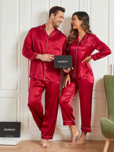 [Vin] SilkSilky-DK Pure Silk Long Sleeve Couple 001