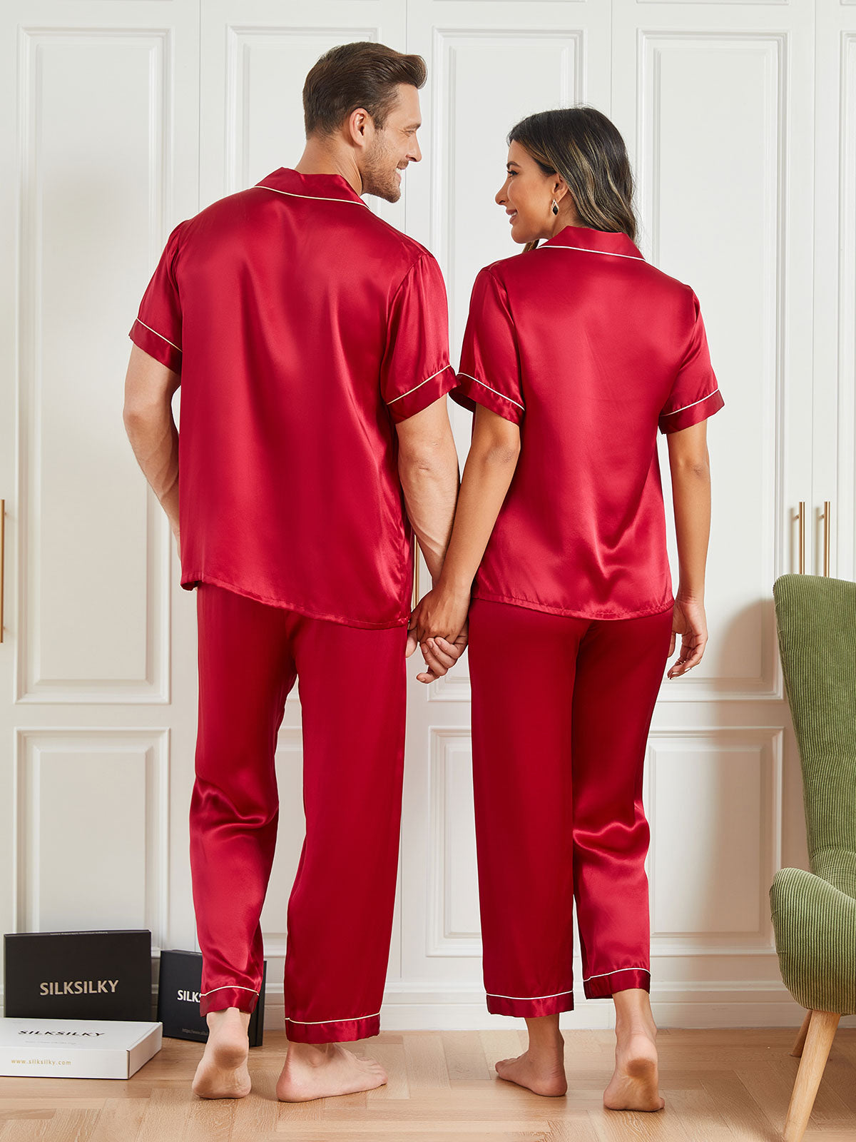 SilkSilky-DK-Pure-Silk-Short-Sleeve-Couple-Vin-001