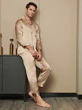 SilkSilky-DK-Pure-Silk-Long-Sleeve-Revers-Pyjamas-til-Mænd-Champagne-004